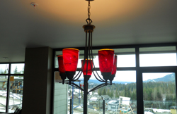 Blown Glass Dining Room Chandelier